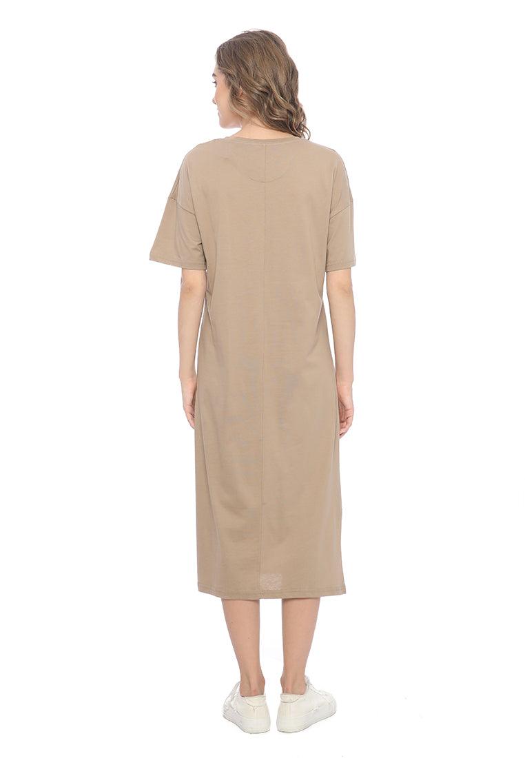 Ryusei Dress Oversize Akimi Light Brown - Ryusei