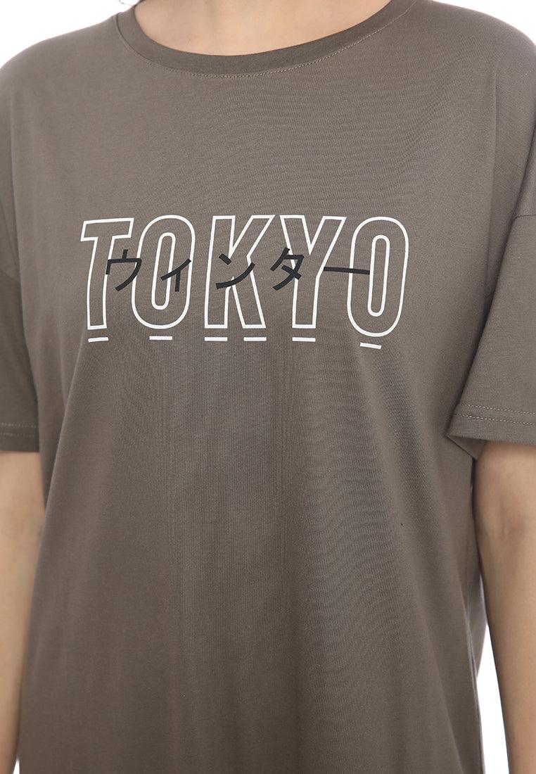Ryusei Dress Oversize Haruna Khaki - Ryusei