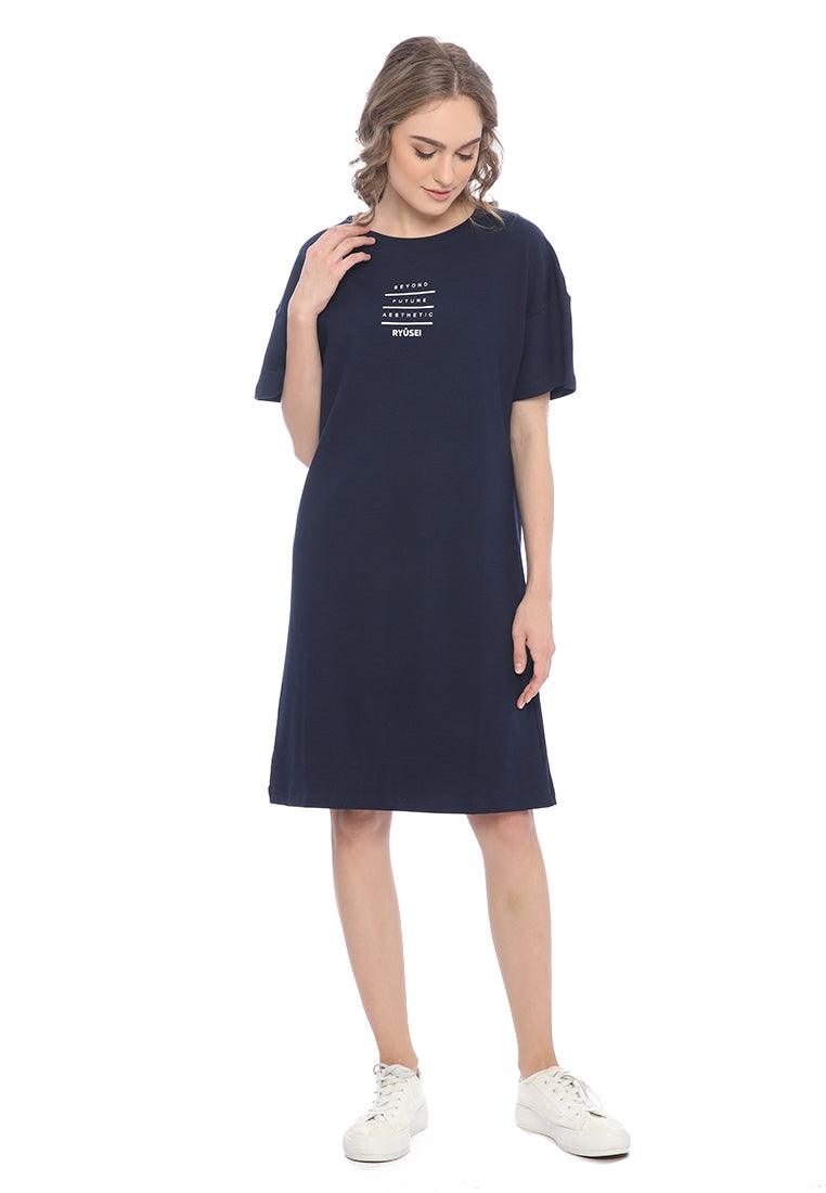 Ryusei Dress Oversize Natsumi Navy - Ryusei