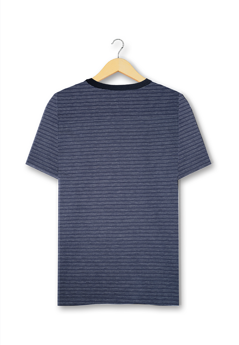 Ryusei Tshirt Fumihiro Stripe Dark Navy - Ryusei