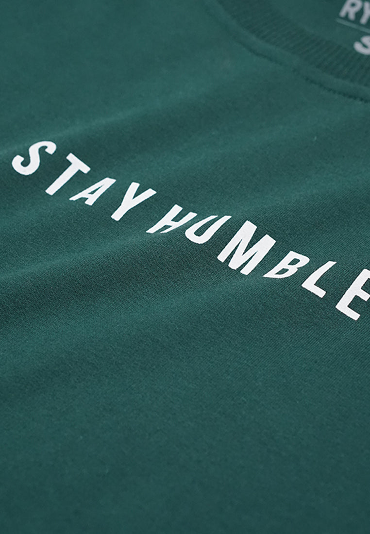 Ryusei Sweater Stay Humble Green - Ryusei