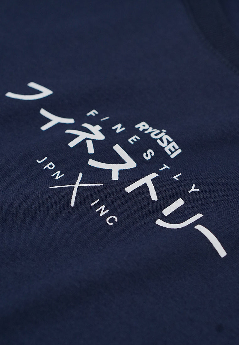 Ryusei Tshirt Ozu Navy - Ryusei