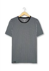 Ryusei Tshirt Fumihiro Stripe White Black - Ryusei