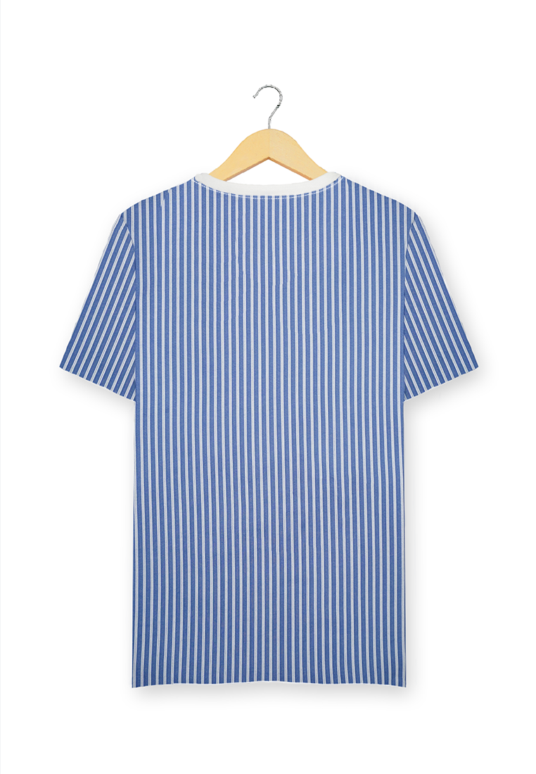 Ryusei Tshirt Yujin Stripe White Blue - Ryusei