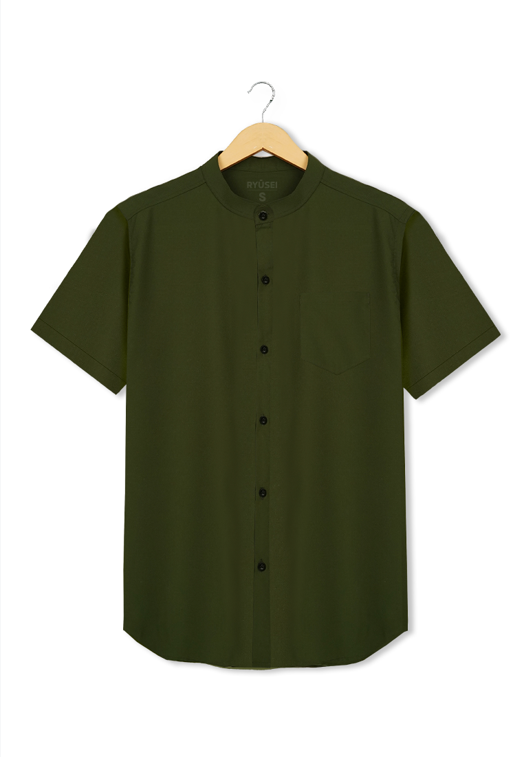 Ryusei Kemeja Shin Dark Green - Ryusei