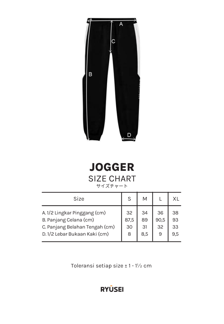 Ryusei Jogger Pants Natsuki Navy - Ryusei