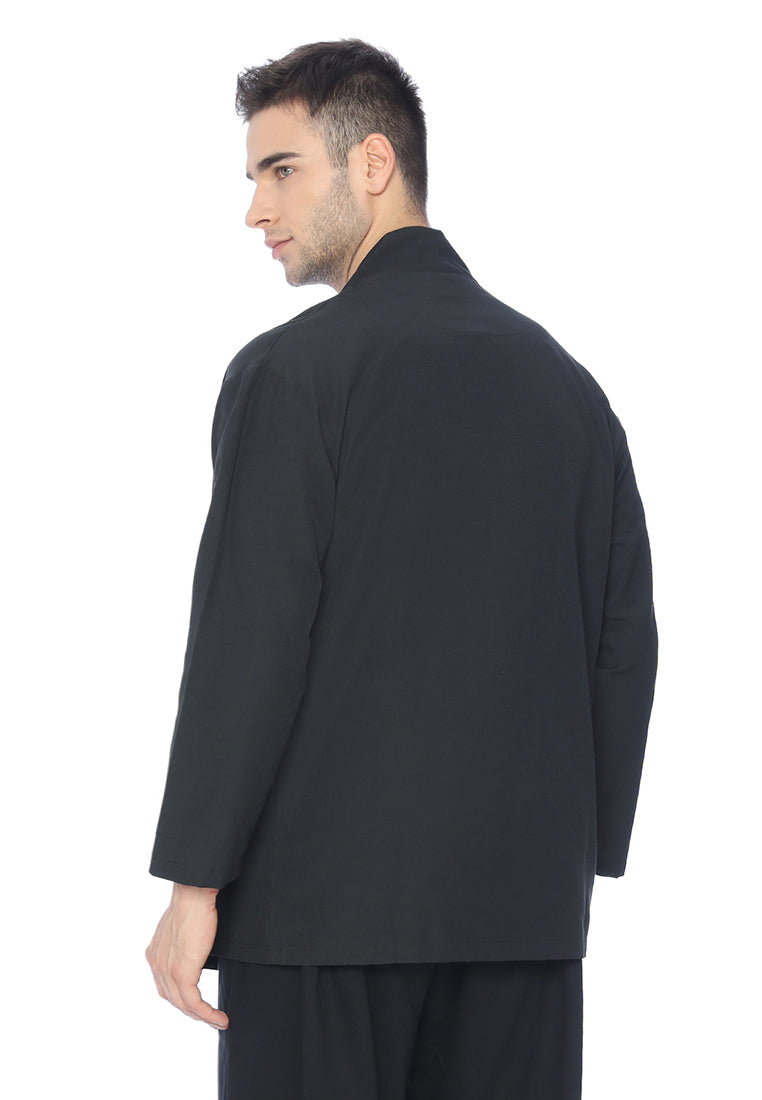 Ryusei Kimono Kata Long Sleeve Black - Ryusei