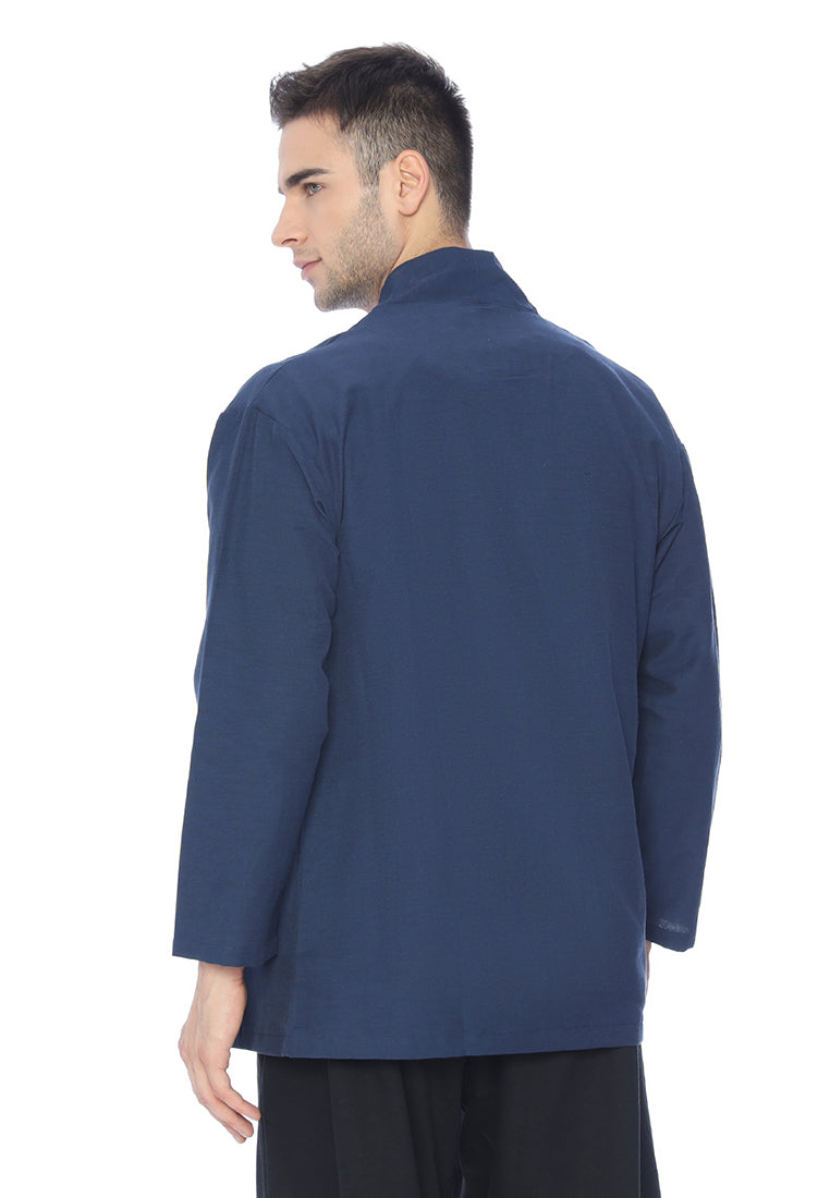 Ryusei Kimono Kata Long Sleeve Navy - Ryusei