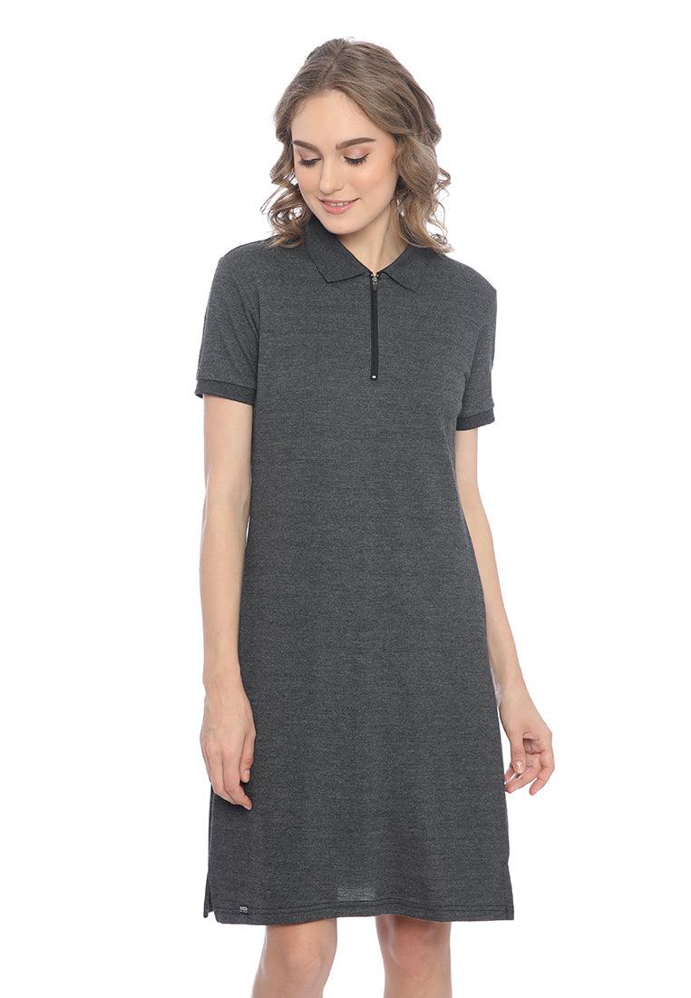 Ryusei Polo Dress Miwa Dark Grey - Ryusei