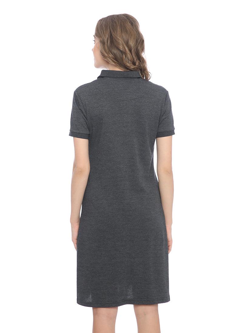 Ryusei Polo Dress Miwa Dark Grey - Ryusei