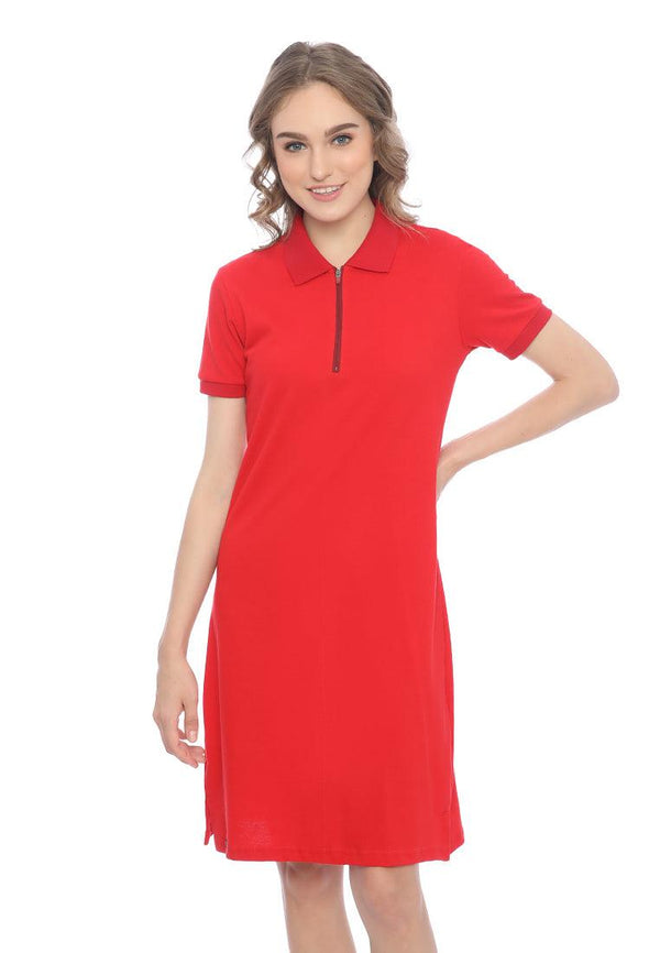 Ryusei Polo Dress Yuko Red - Ryusei