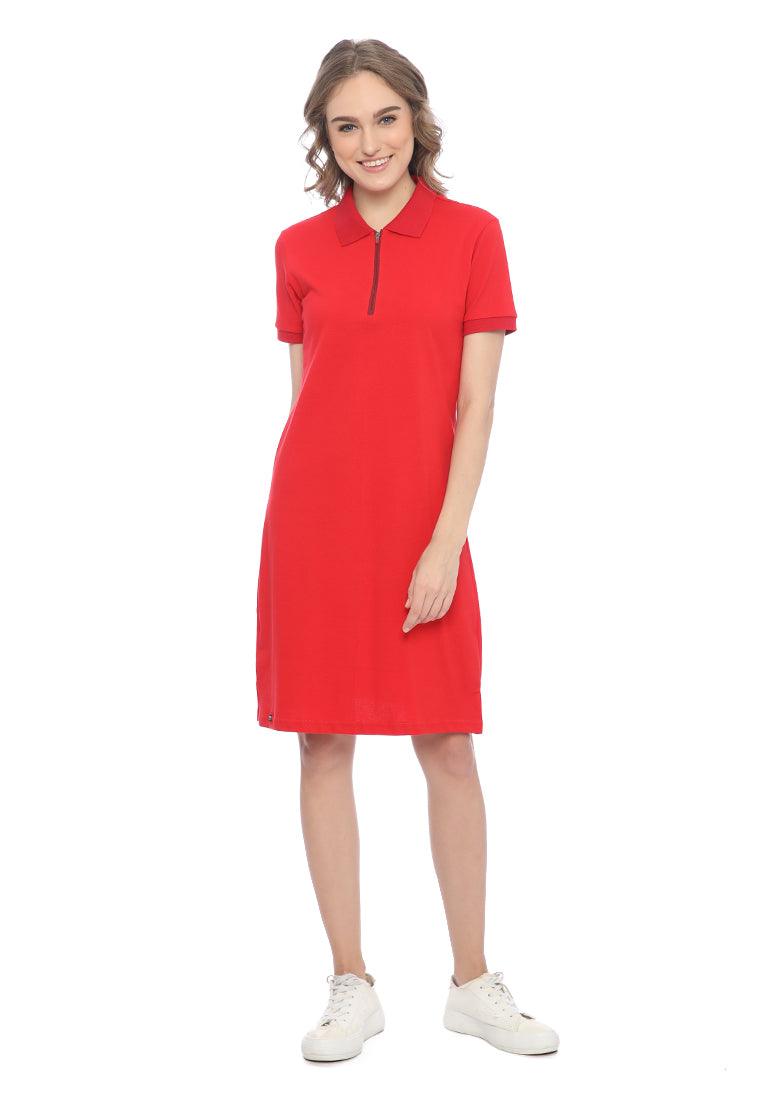 Ryusei Polo Dress Yuko Red - Ryusei