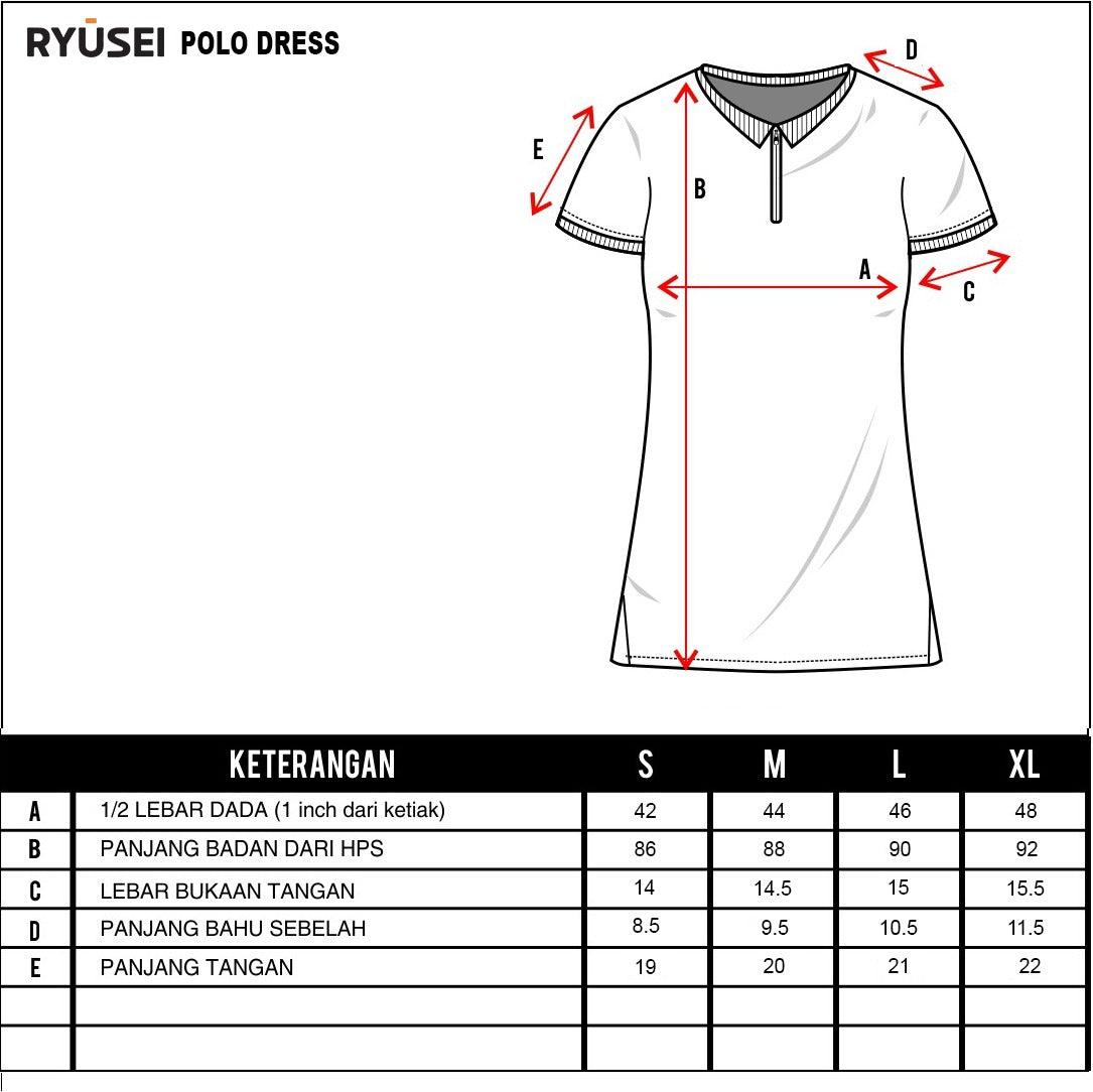 Ryusei Polo Dress Yuko Red - Ryusei