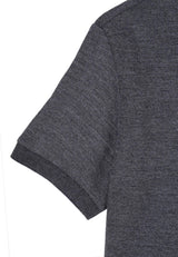 Ryusei Polo Shirt Tapered Fit Takuma Dark Grey - Ryusei