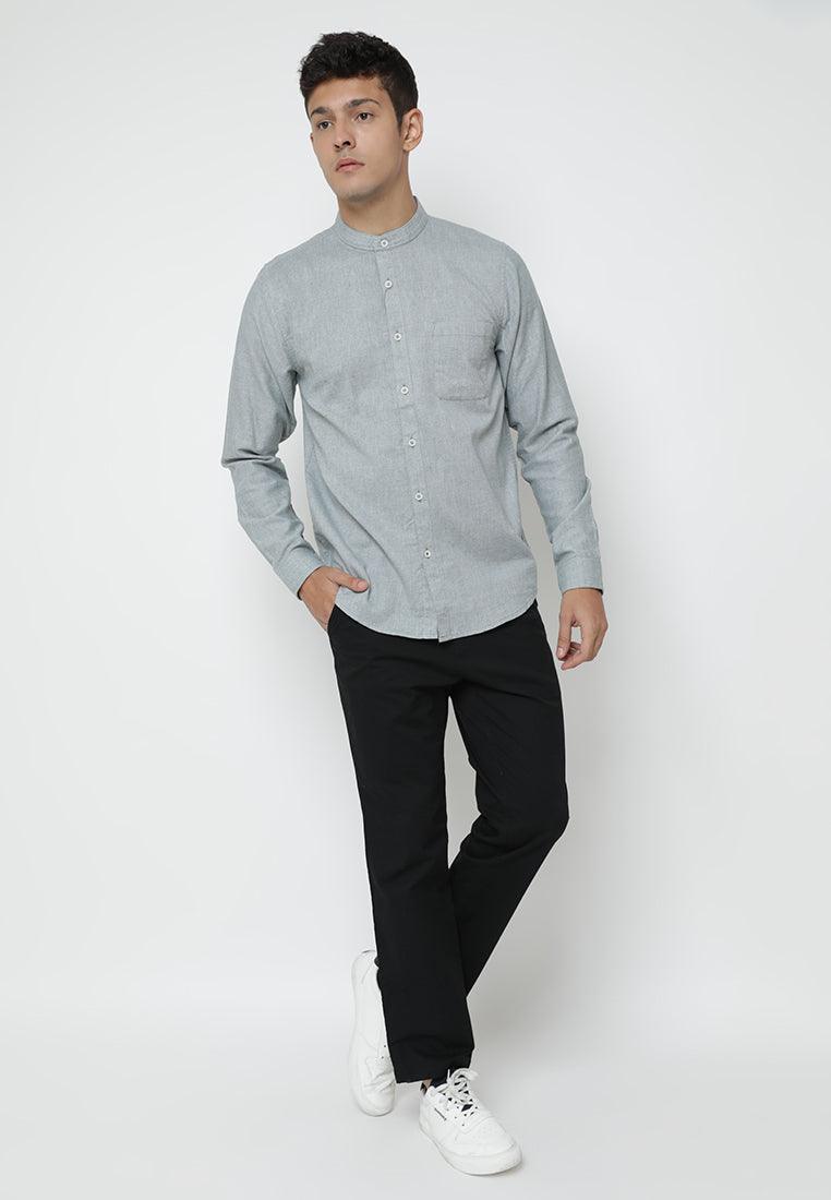 Sht Men Sachiye Light Grey - Ryusei Shirt Men