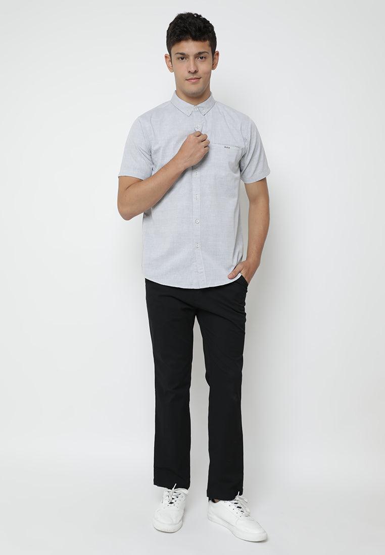 Sht Men Yorie Light Grey - Ryusei Shirt Men