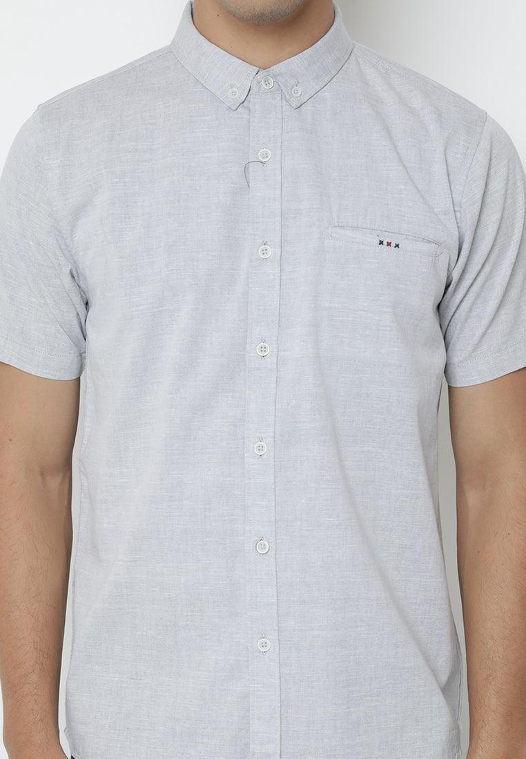 Sht Men Yorie Light Grey - Ryusei Shirt Men