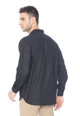 Ryusei Kemeja Kasumi Long Sleeve Black - Ryusei