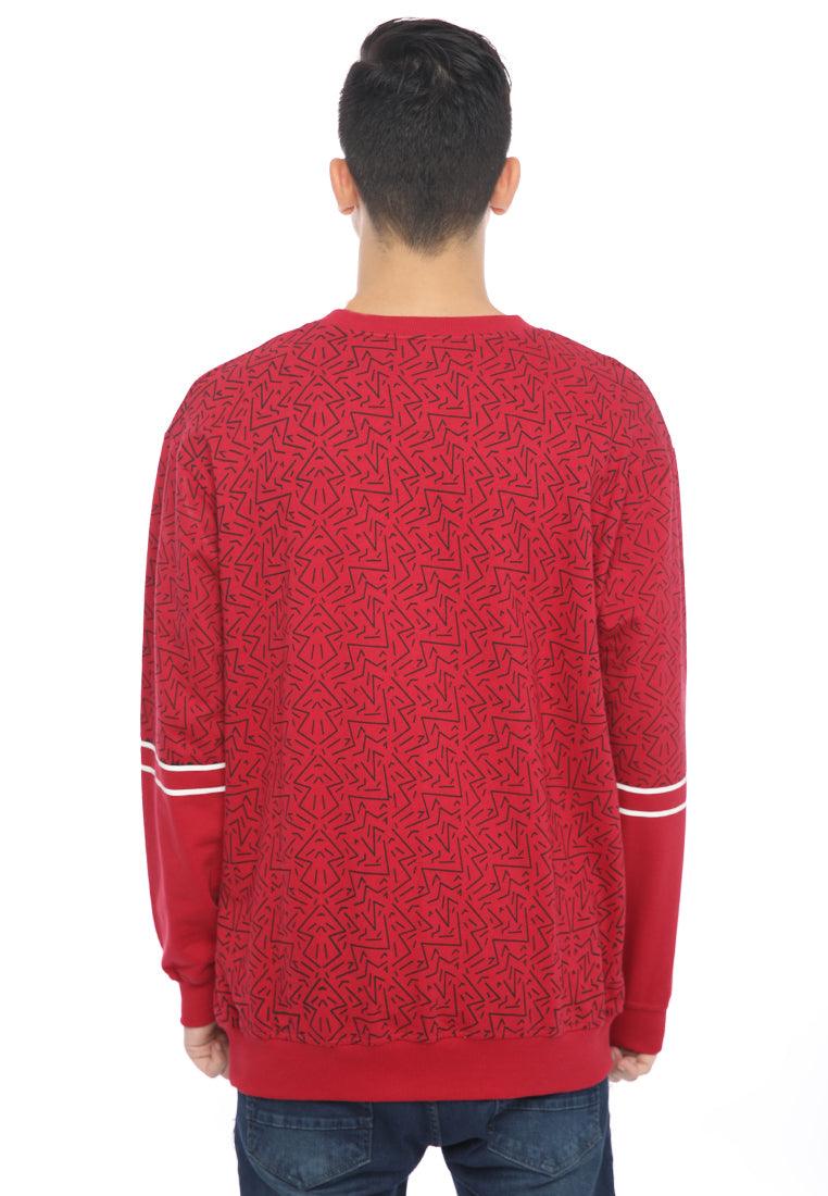 Swt Men Hiroshima Maroon - Ryusei Sweater