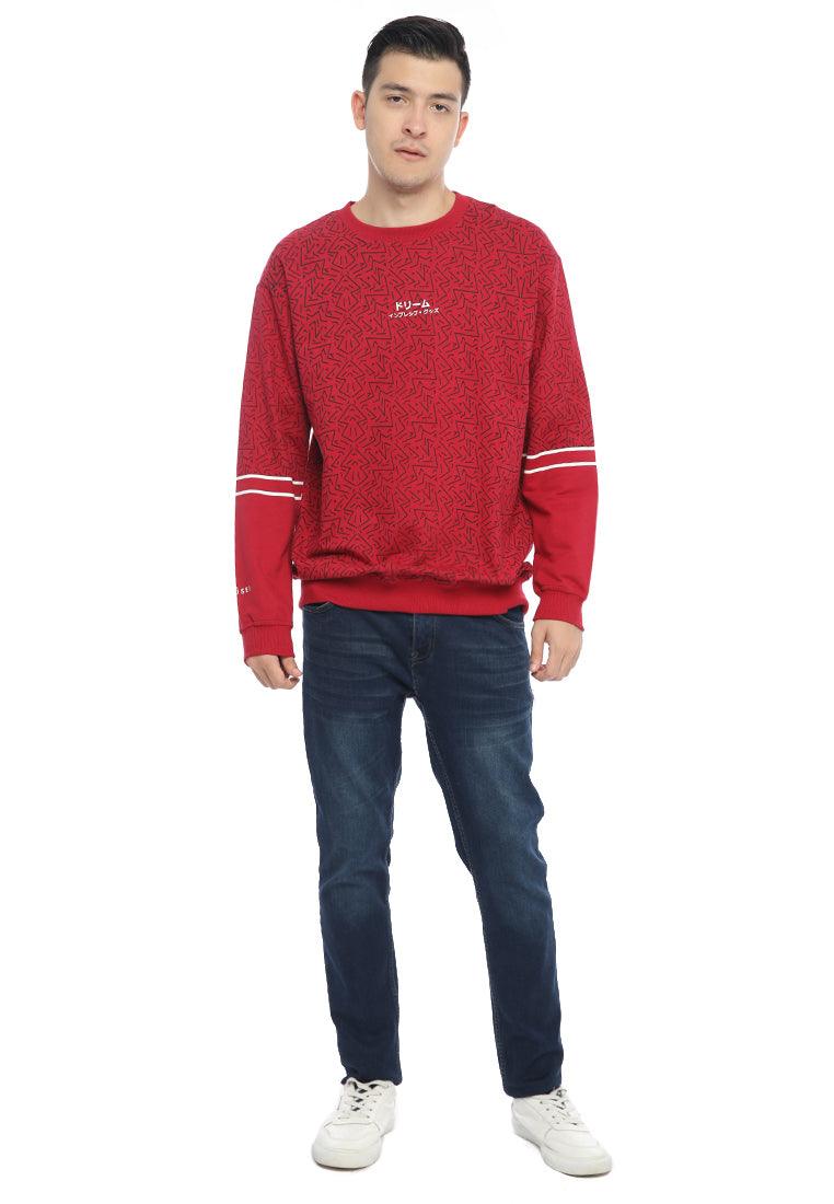 Swt Men Hiroshima Maroon - Ryusei Sweater