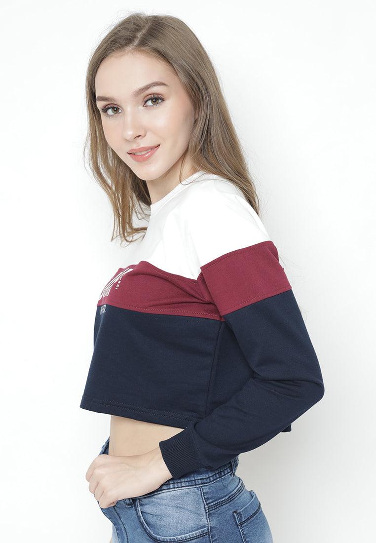 Swt Jump Higher Crop Navy - Ryusei