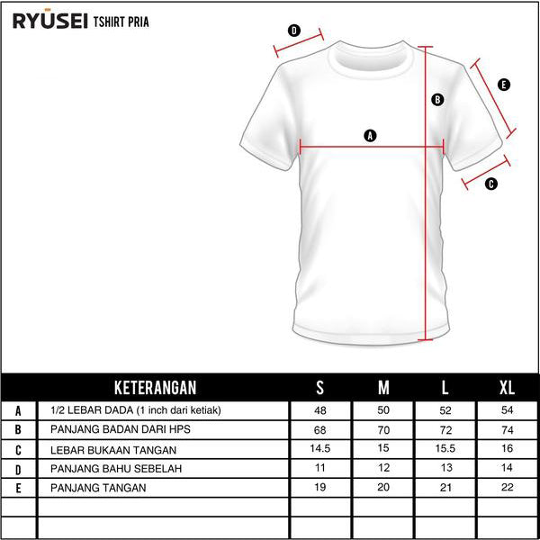 [ BUNDLING ] T-shirt White Fullprint Collections - Ryusei T-Shirt