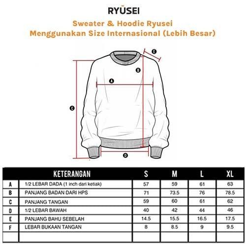 Ryusei Sweater Takehara FP Navy - Ryusei Sweater