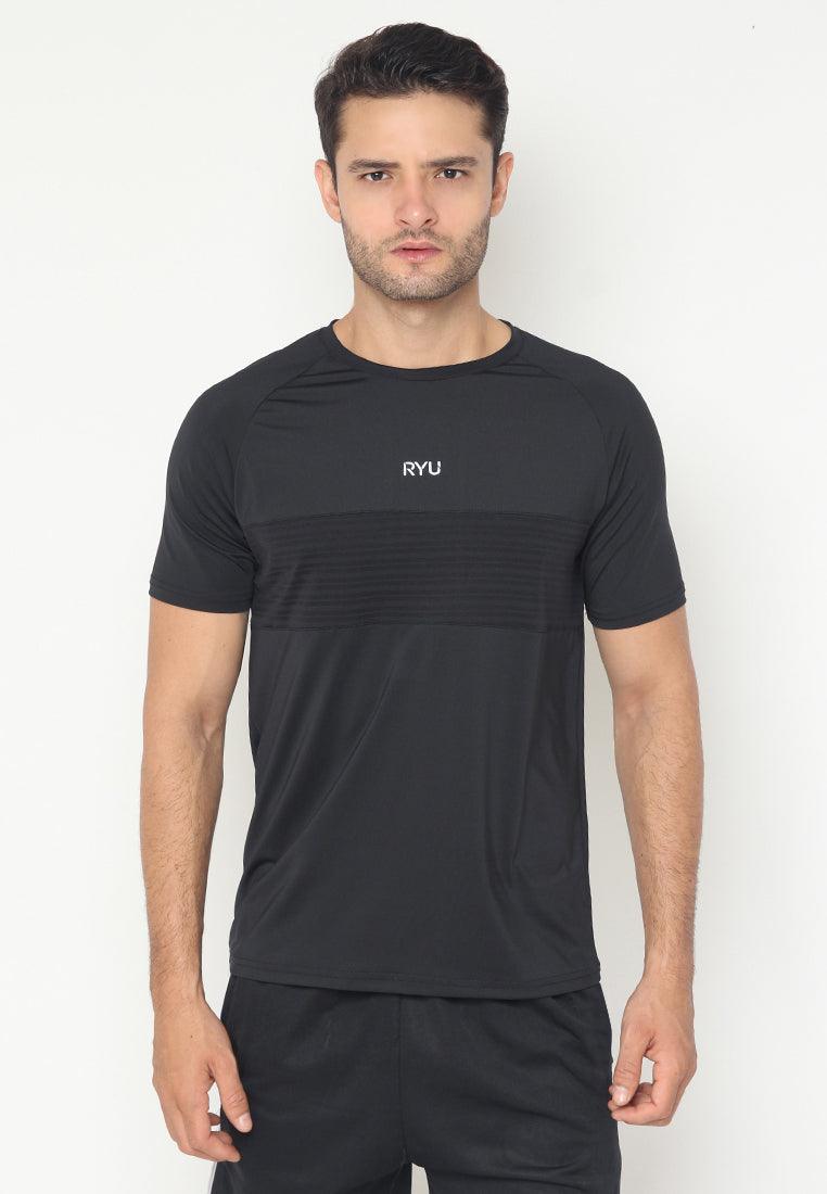 Tsh Men Sporty Shin Black