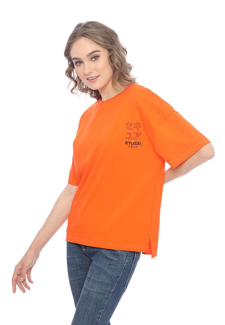 Ryusei Tshirt Oversize Yuki Orange - Ryusei