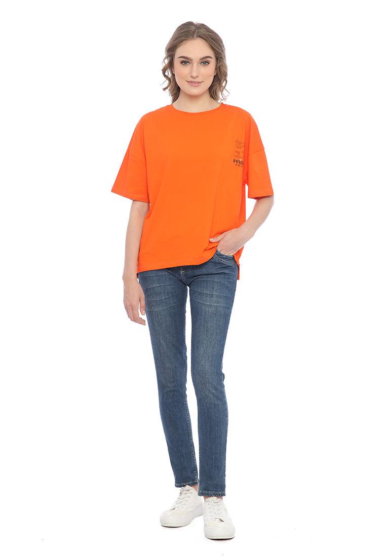 Ryusei Tshirt Oversize Yuki Orange - Ryusei