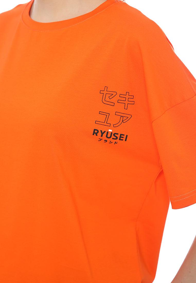 Ryusei Tshirt Oversize Yuki Orange - Ryusei