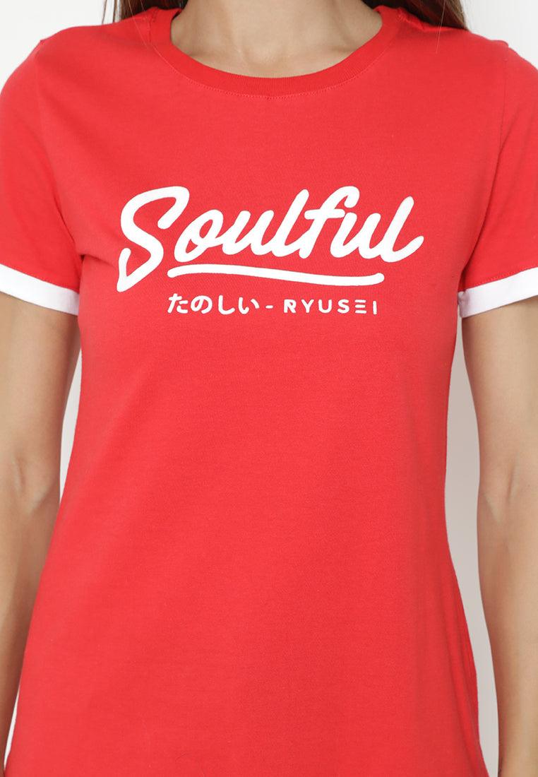Tsh Soulful Red - Ryusei T-Shirt
