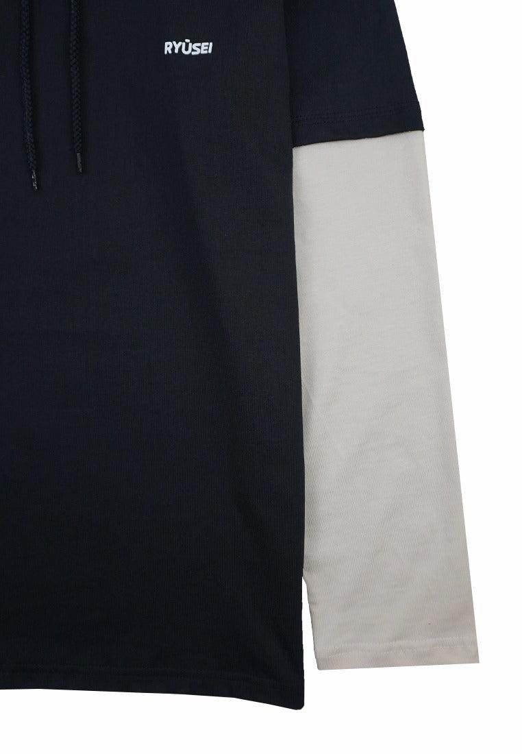 Tsh Men Takahama Long Sleeve CMB Black - Ryusei T-Shirt