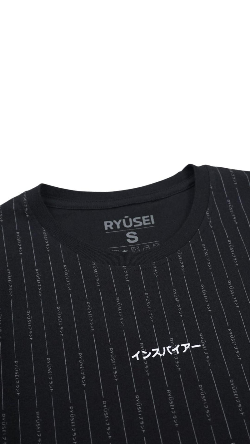 Ryusei Tshirt Hakata FP Black - Ryusei T-Shirt