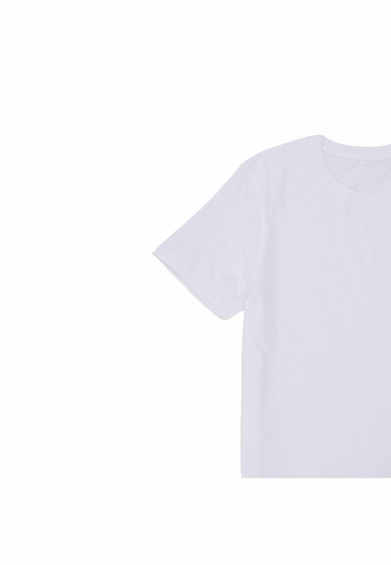 Kaos Polos Ryusei T-shirt Basic Unisex Brilliant White - Ryusei T-Shirt