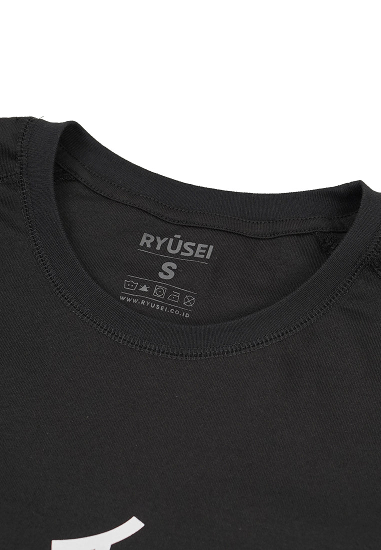 Ryusei Tshirt Oversize Daily Japan Black - Ryusei