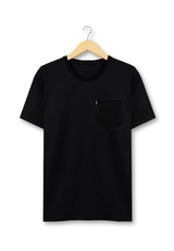 Ryusei Tshirt Kama Pocket Black - Ryusei T-Shirt